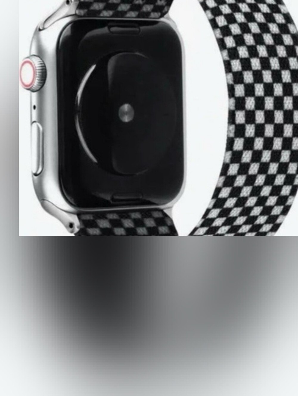 Solace Paladin Loop for Apple Watch Band - Black & White Checkerboard